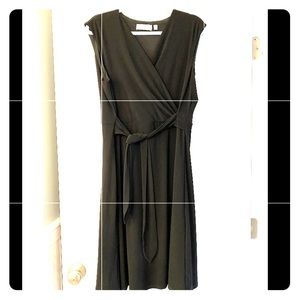Slimming Faux Wrap Dress